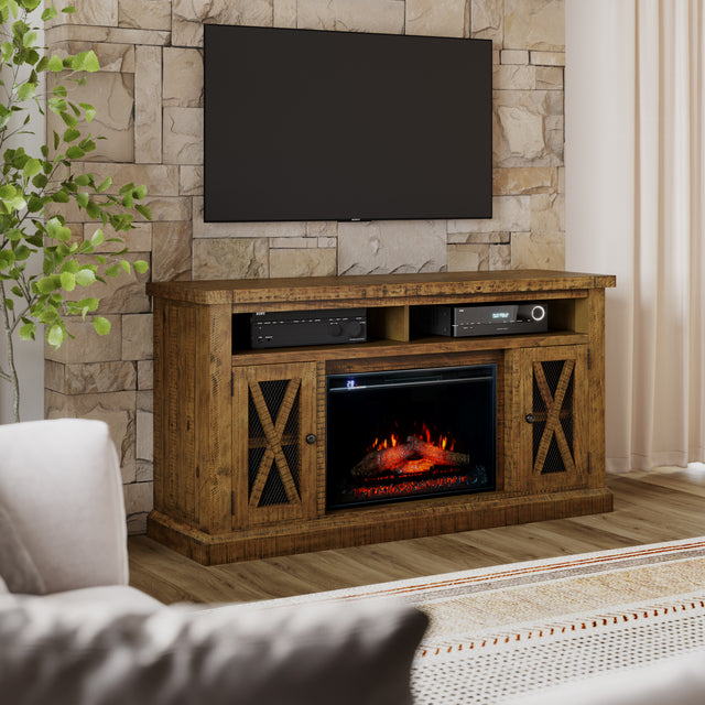 Telluride Gold 60 Fireplace with Logset - Ornate Home