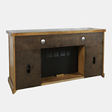 Telluride Gold 60 Fireplace with Logset - Ornate Home