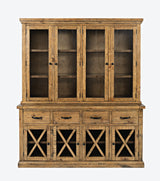 Telluride Gold Hutch Server w/ Light - Ornate Home