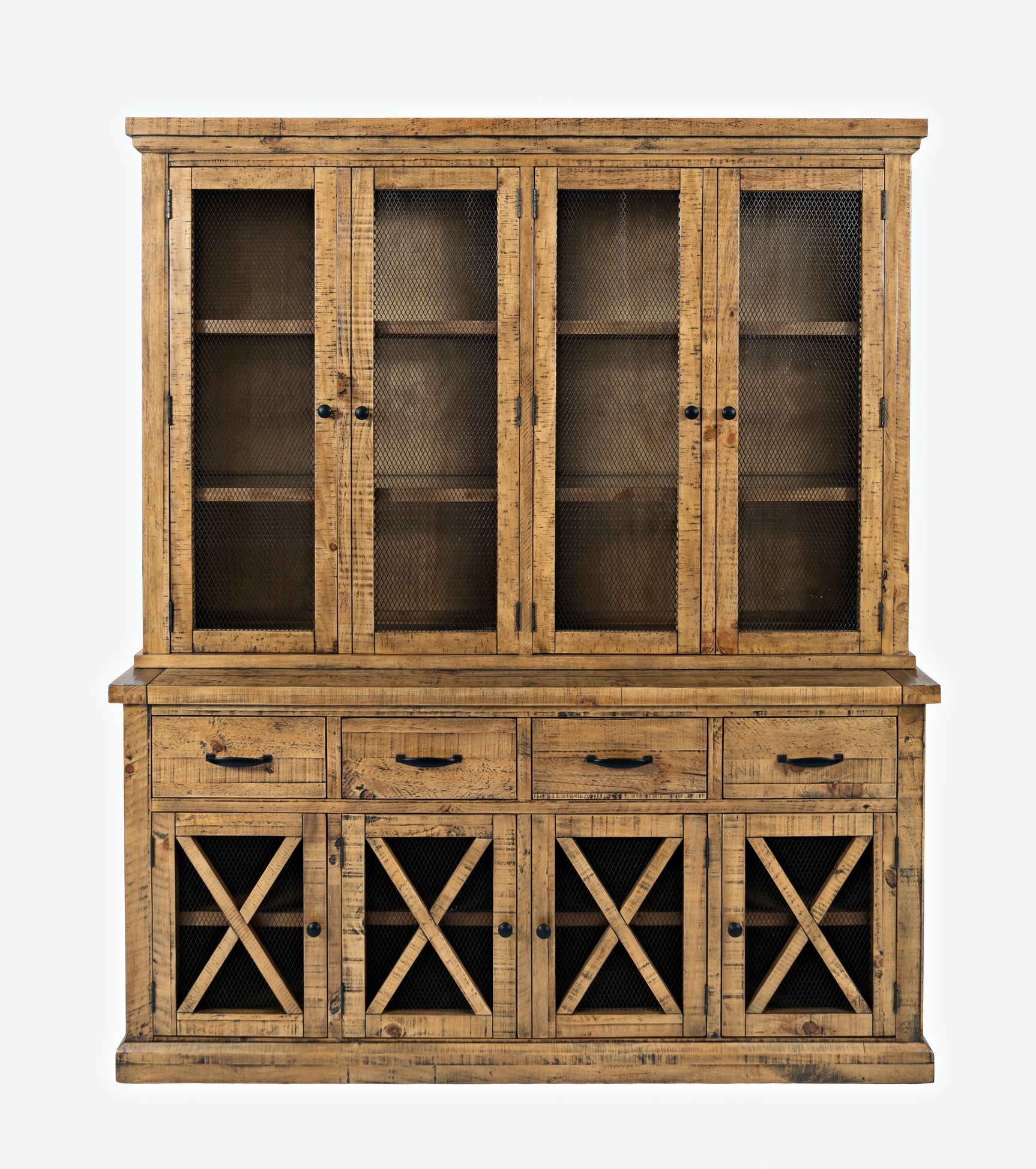 Telluride Gold Hutch Server w/ Light - Ornate Home