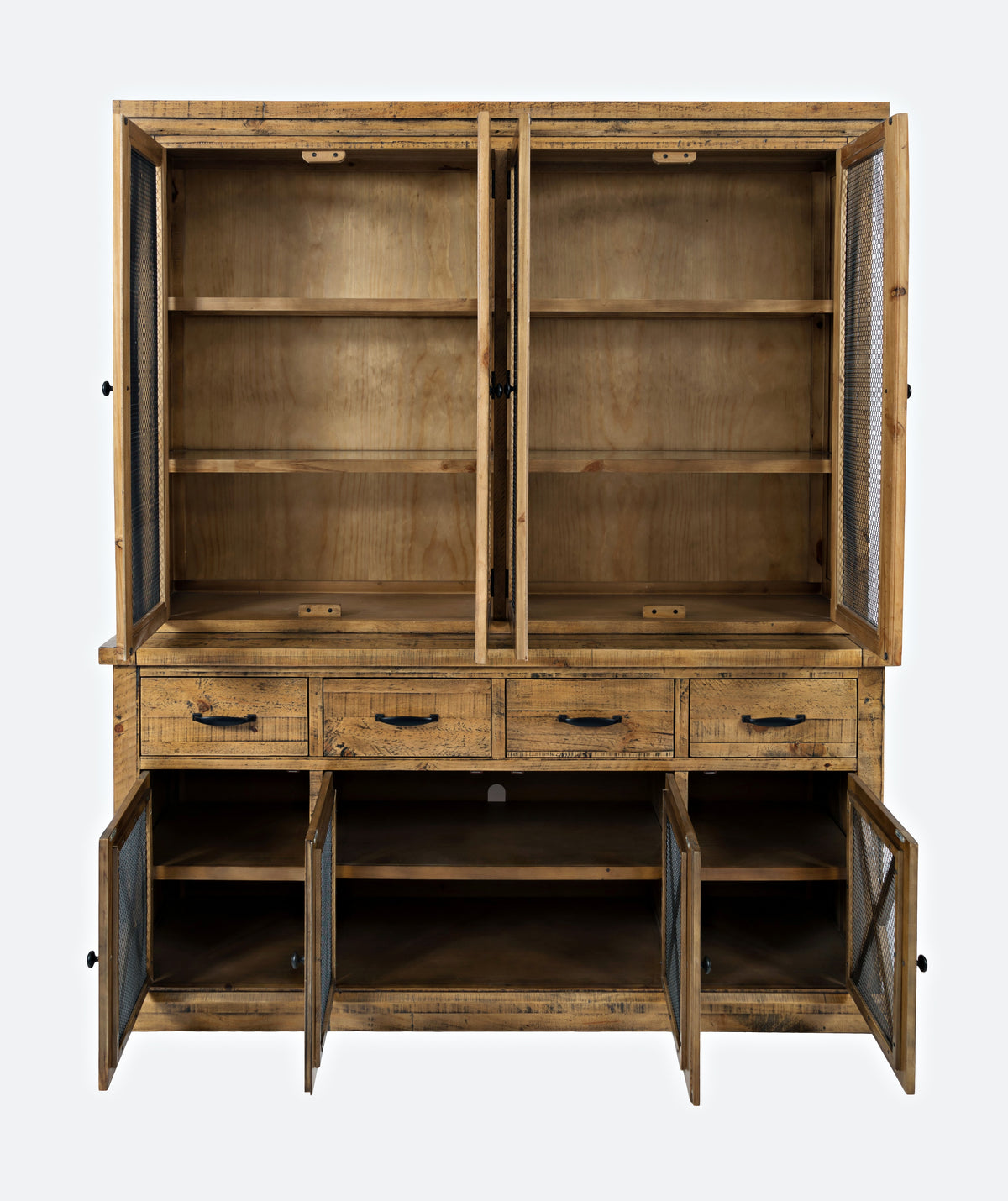 Telluride Gold Hutch Server w/ Light - Ornate Home