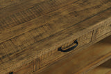 Telluride Gold Sofa Table - Ornate Home