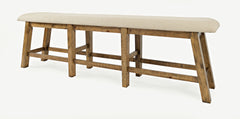 Telluride Gold Trestle Dining Table w/ 6 Stools, Bench - Ornate Home