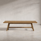 Telluride Gold Trestle Ext. Dining Table - Ornate Home