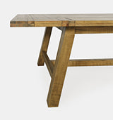Telluride Gold Trestle Ext. Dining Table - Ornate Home