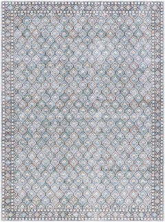 Telma Medium Green Washable Area Rug - Ornate Home