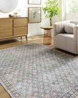 Telma Medium Green Washable Area Rug - Ornate Home