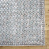Telma Medium Green Washable Area Rug - Ornate Home