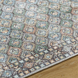 Telma Medium Green Washable Area Rug - Ornate Home