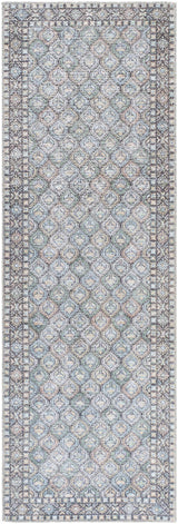 Telma Medium Green Washable Area Rug - Ornate Home