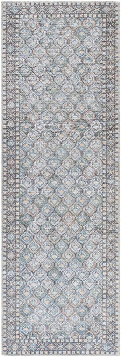 Telma Medium Green Washable Area Rug - Ornate Home