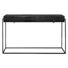 Telone Black Modern Console Table - Ornate Home