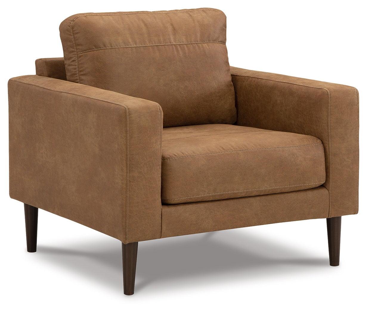 Telora Caramel Chair and Ottoman (Online Special Price) - Ornate Home