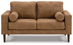 Telora Caramel Loveseat - Ornate Home