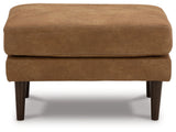 Telora Caramel Ottoman - Ornate Home
