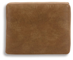 Telora Caramel Ottoman - Ornate Home