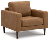 Telora Caramel Sofa, Loveseat, Chair and Ottoman (Online Special Price) - Ornate Home