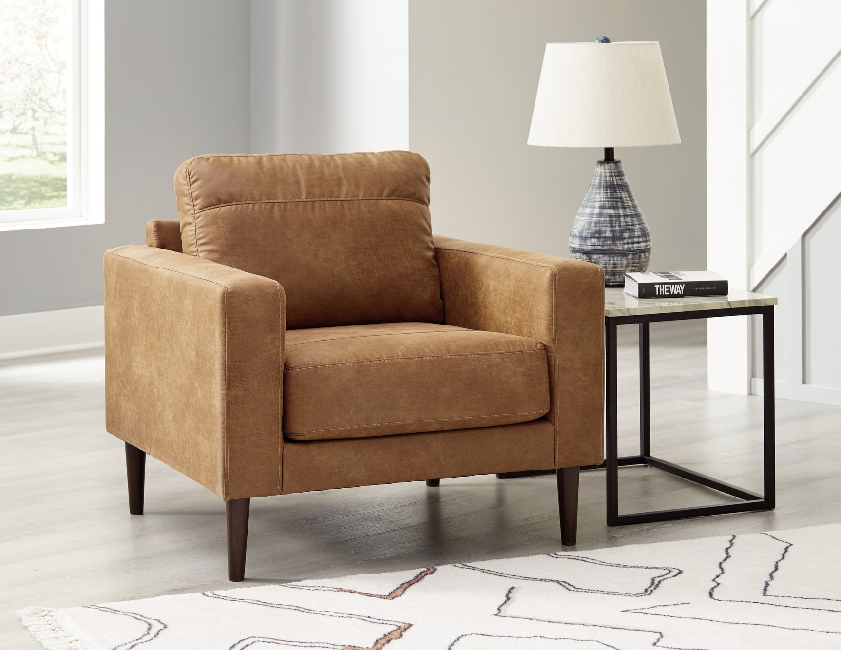 Telora Caramel Sofa, Loveseat, Chair and Ottoman (Online Special Price) - Ornate Home