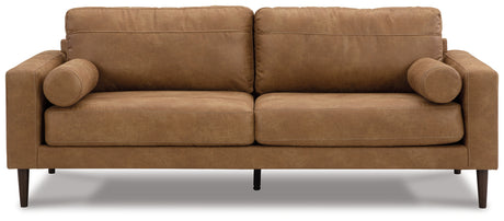Telora Caramel Sofa, Loveseat, Chair and Ottoman - Ornate Home