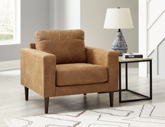 Telora Caramel Sofa, Loveseat, Chair and Ottoman - Ornate Home