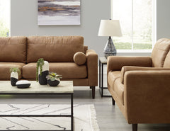 Telora Caramel Sofa and Loveseat - Ornate Home