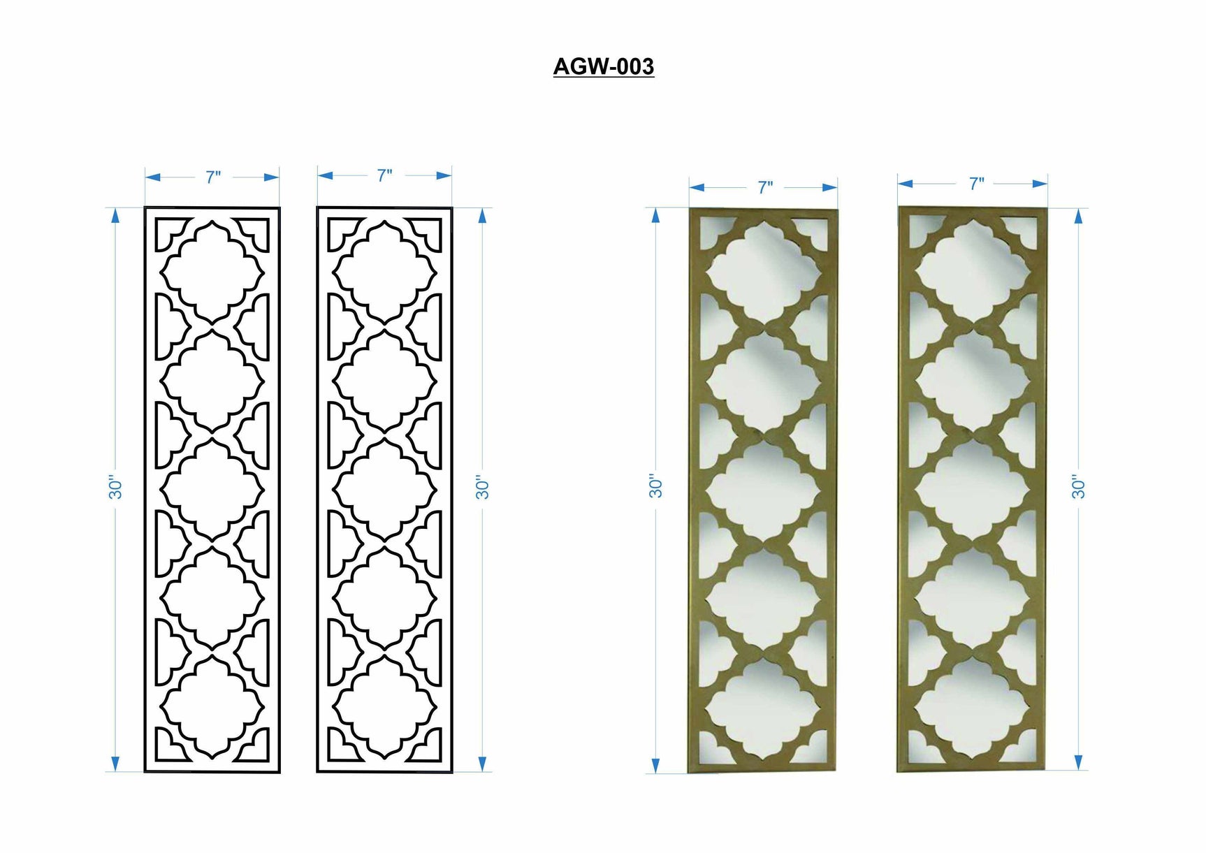 Tembisa Mirror - Clearance - Ornate Home