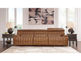 Temmpton Chocolate 3-Piece Power Reclining Sectional Sofa (Online Special Price) - Ornate Home