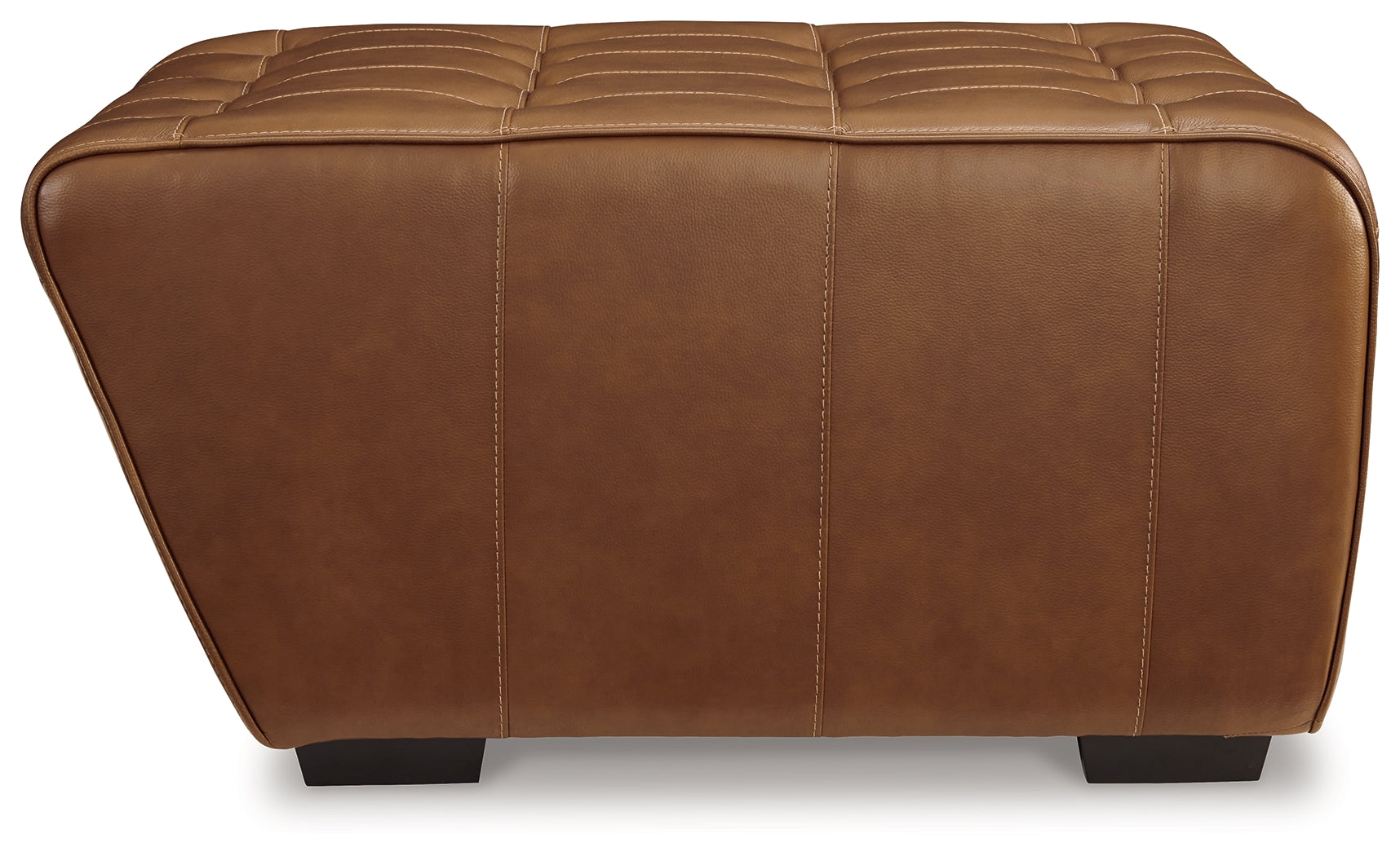 Temmpton Chocolate Oversized Accent Ottoman - Ornate Home