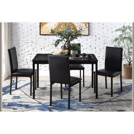 Tempe Black Side Chair (Set of 4) - Ornate Home