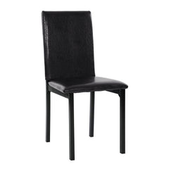 Tempe Brown / Black 5-piece Dinig Table Set - Ornate Home