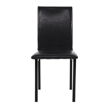 Tempe Brown/Black Side Chair (Set of 2) - Ornate Home