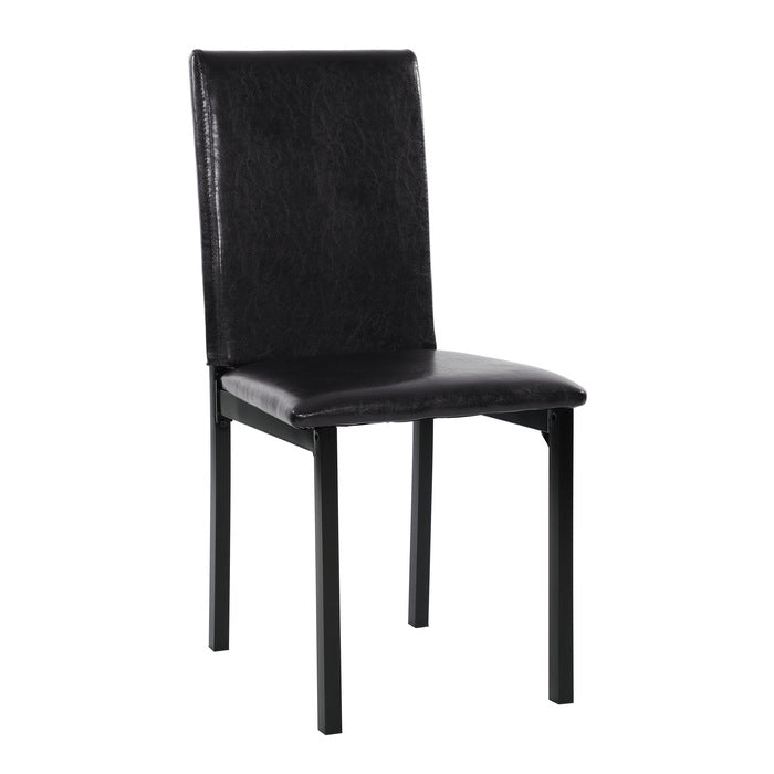 Tempe Brown/Black Side Chair (Set of 2) - Ornate Home