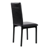 Tempe Brown/Black Side Chair (Set of 2) - Ornate Home