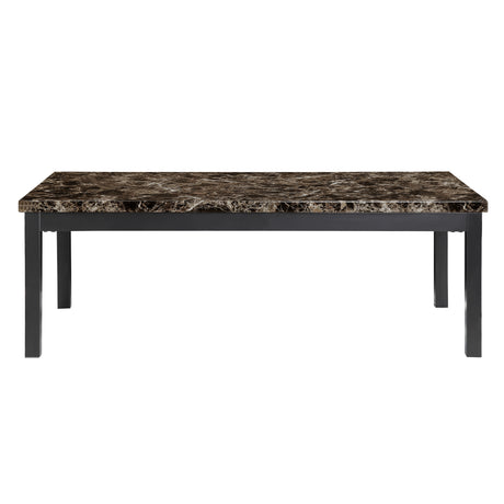 Tempe Rich Faux Marble/Black 3-Piece Pack Occasional Set - Ornate Home