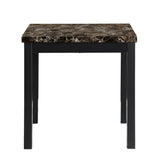 Tempe Rich Faux Marble/Black 3-Piece Pack Occasional Set - Ornate Home