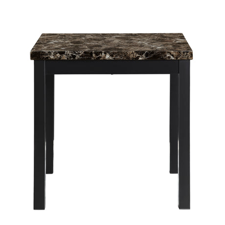 Tempe Rich Faux Marble/Black 3-Piece Pack Occasional Set - Ornate Home