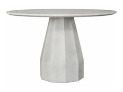 Templo Antique White Outdoor Dining Table - Ornate Home