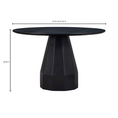 Templo Black Outdoor Dining Table - Ornate Home