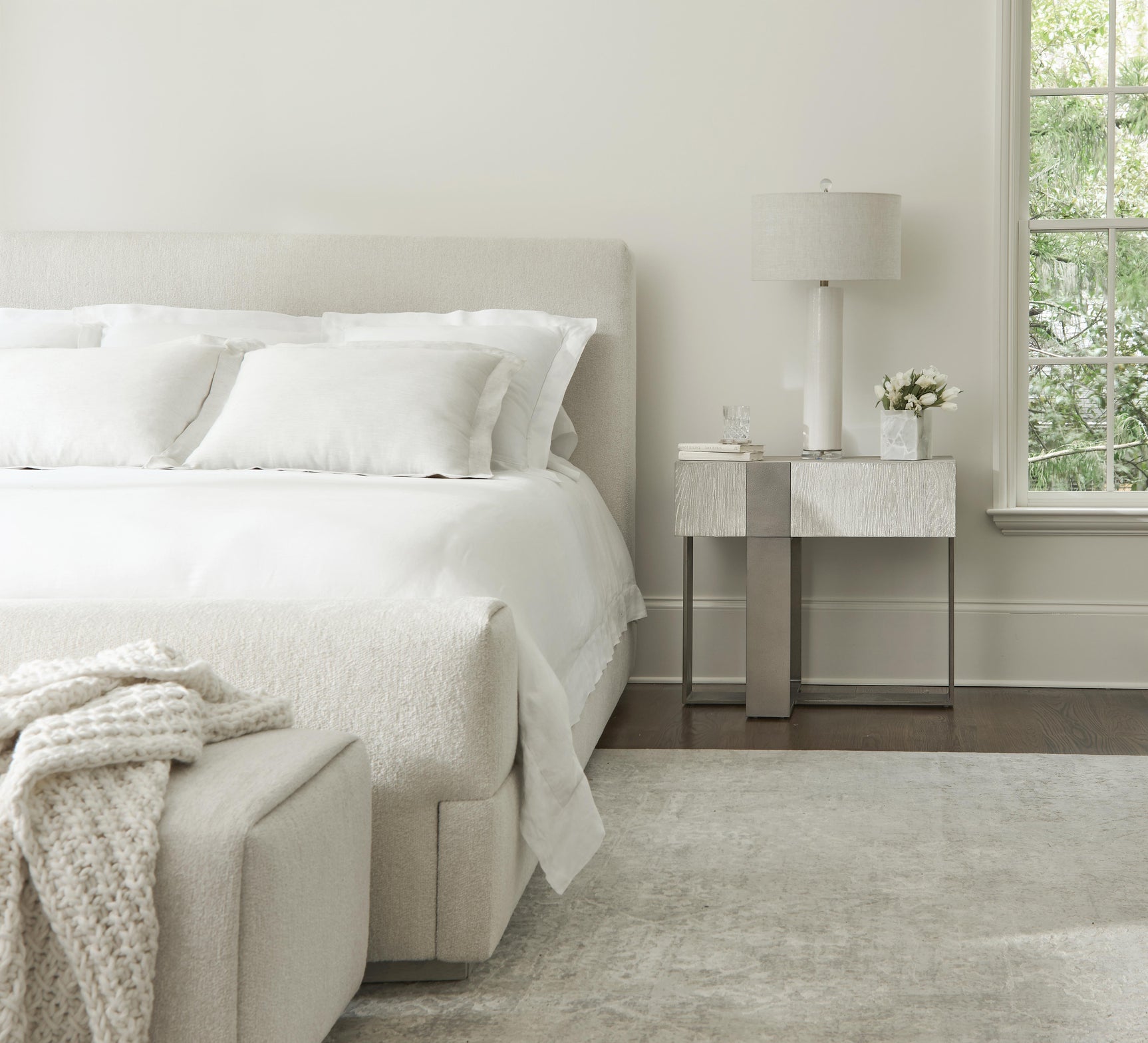 Tempo Larza King Panel Bed - Ornate Home
