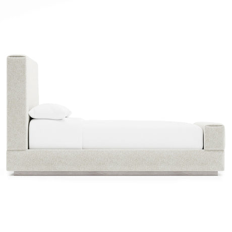 Tempo Larza/White/Cream California King Panel Bed - Ornate Home