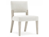 Tempo Larza/White/Cream Side Chair - Ornate Home