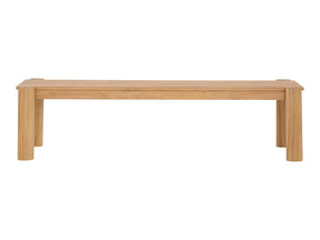 Tempo Natural Outdoor Dining Bench - Ornate Home