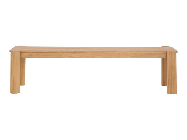 Tempo Natural Outdoor Dining Bench - Ornate Home