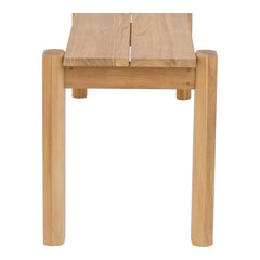 Tempo Natural Outdoor Dining Bench - Ornate Home