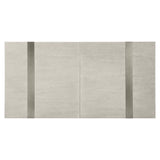 Tempo Satin Nickel Dining Table - Ornate Home