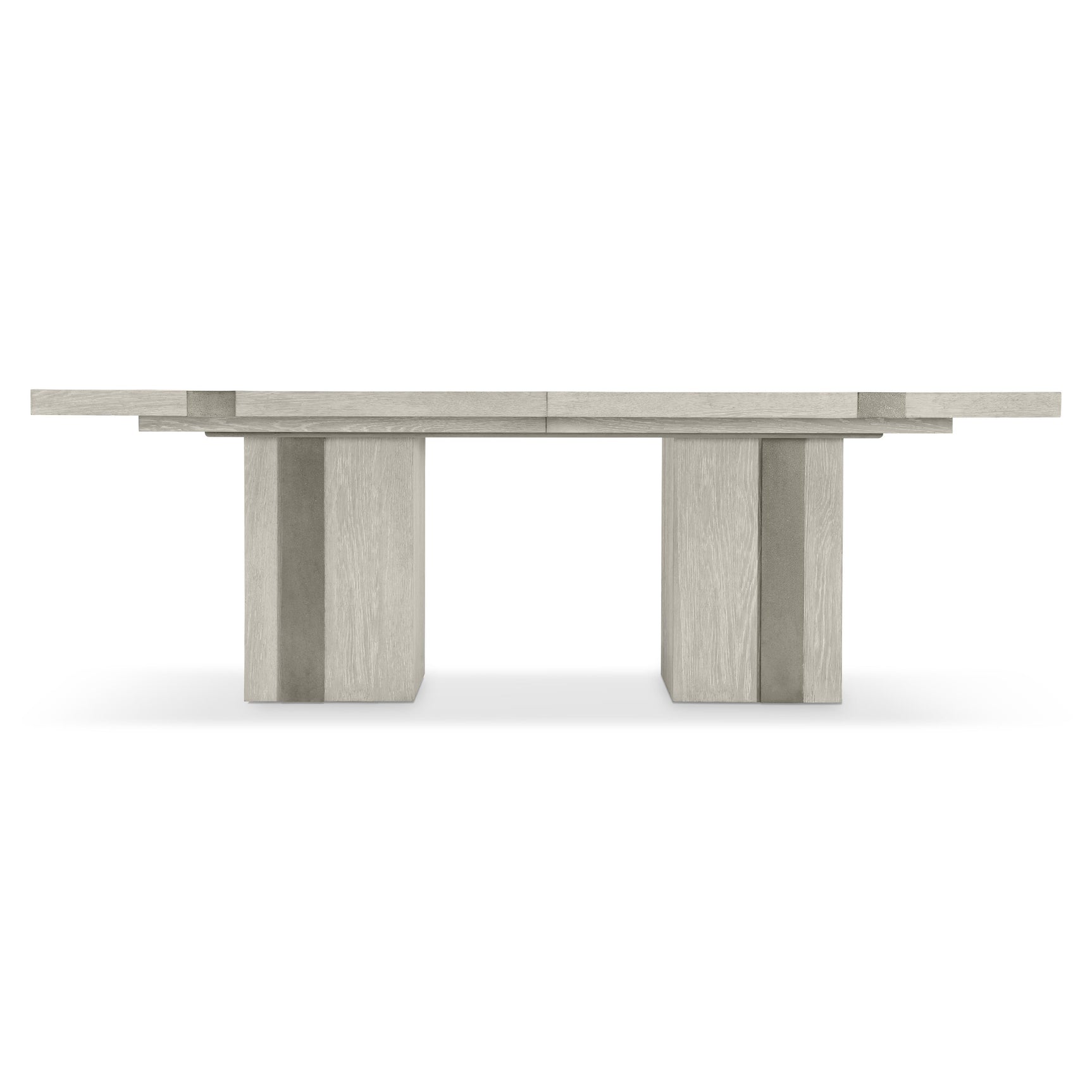 Tempo Satin Nickel Dining Table - Ornate Home