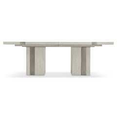 Tempo Satin Nickel Dining Table - Ornate Home