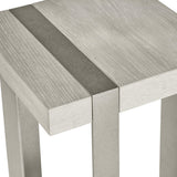 Tempo Satin Nickel/Larza Accent Table - Ornate Home