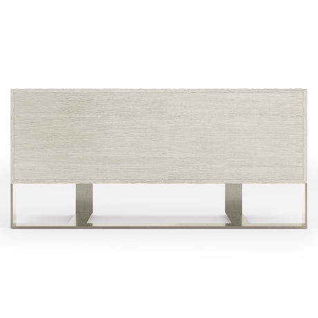 Tempo Satin Nickel/Larza Buffet (68" W) - Ornate Home