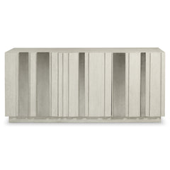 Tempo Satin Nickel/Larza Buffet (72" W) - Ornate Home